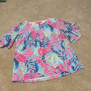 Lily Pulitzer patterned shirt